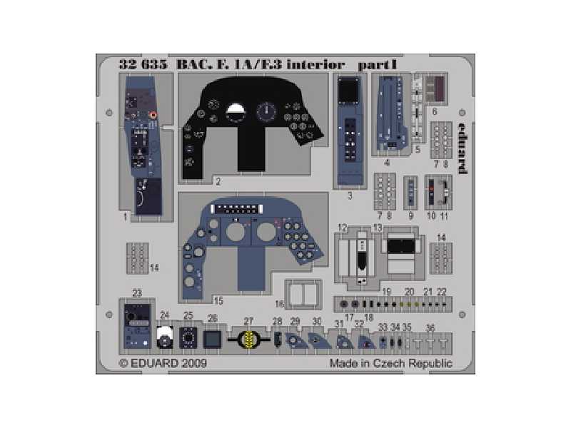 BAC Lightning F.1A/ F.3 interior S. A. 1/32 - Trumpeter - image 1