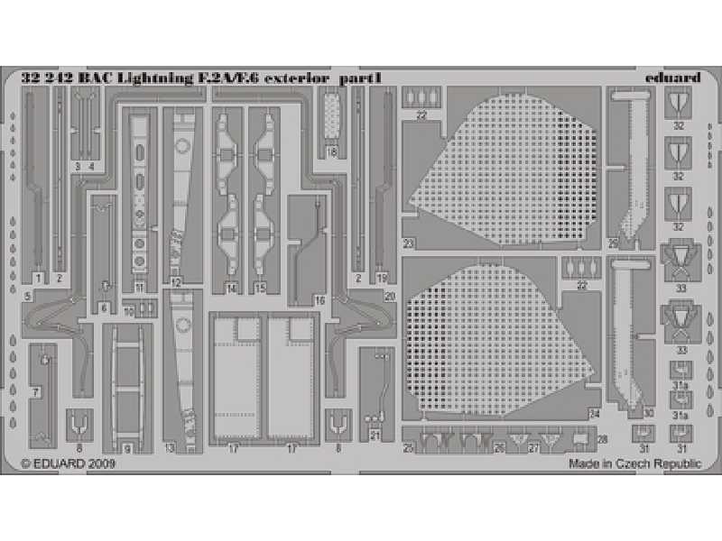 BAC Lightning F.2A/ F.6 exterior 1/32 - Trumpeter - image 1