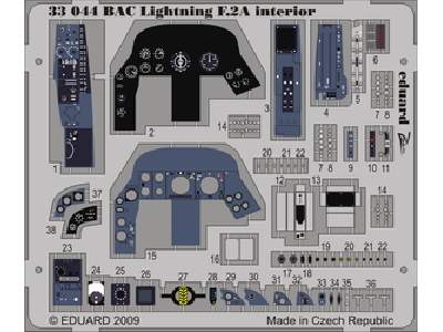 BAC Lightning F.2A interior S. A. 1/32 - Trumpeter - image 1