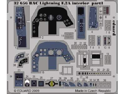 BAC Lightning F.2A interior S. A. 1/32 - Trumpeter - image 1