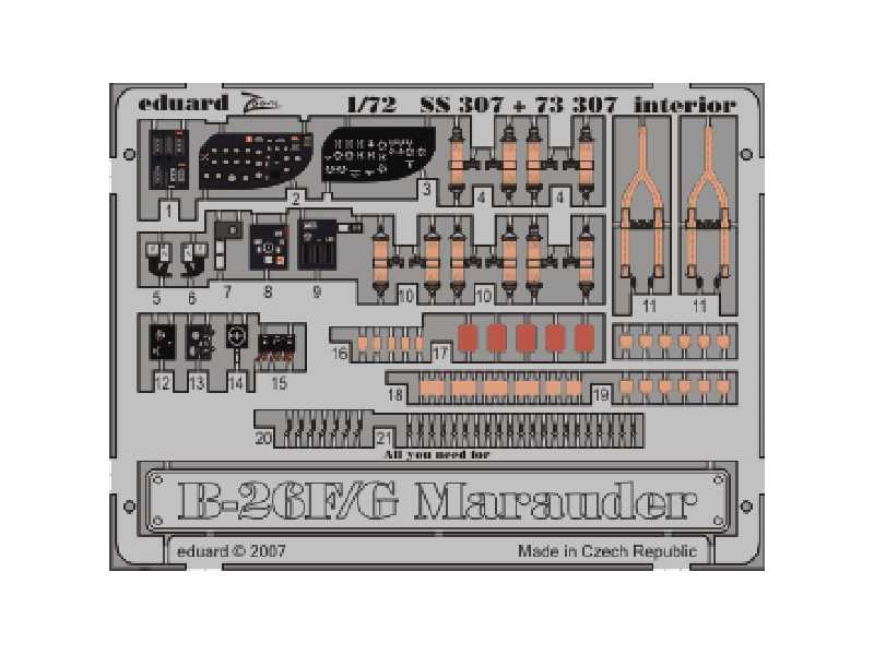 B-26F/ G interior S. A. 1/72 - Hasegawa - image 1