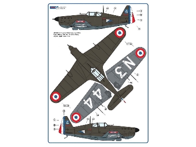 Czech Pilots In Battle Of France Curtiss H75a-1 Hawk & Morane-saulnier Ms-406c.I - image 4