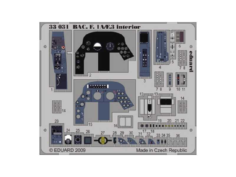 B. A.E. F.1A/ F.3 interior S. A. 1/32 - Trumpeter - image 1 B. A.E. F.1A/ F.3 interior S. A. 1/32 - Trumpeter - image 1
