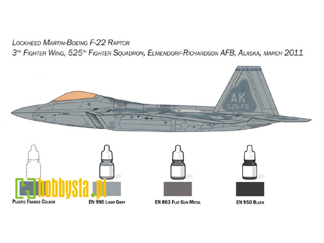 F 22 Raptor R Model F-22 Raptor - Model Set
