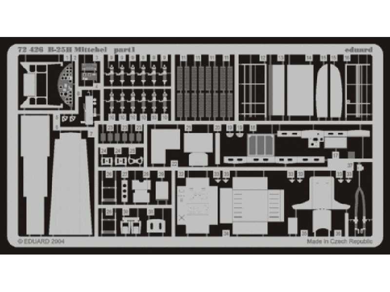 B-25H interior 1/72 - Hasegawa - image 1