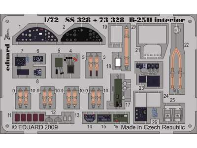 B-25H interior S. A. 1/72 - Hasegawa - image 1