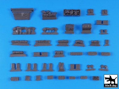 Bedford Ql Medium Truck Accessories Set (For Italeri) - image 7