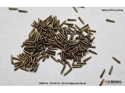 Us Cal. .50 Cartridges And Clip Set (Over 250 Cartridges And Clip Parts) - image 6