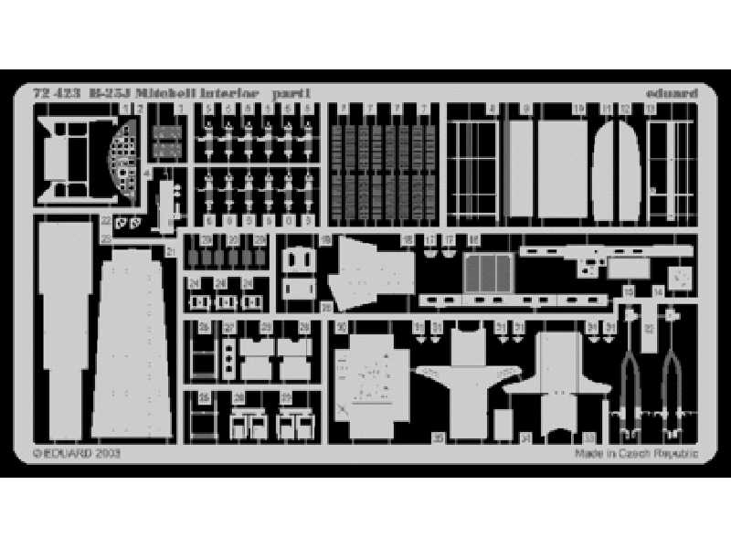 B-25J interior 1/72 - Hasegawa - image 1