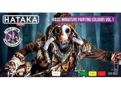 Htk-ds01 Basic Miniature Painting Colours Vol.1 - image 2