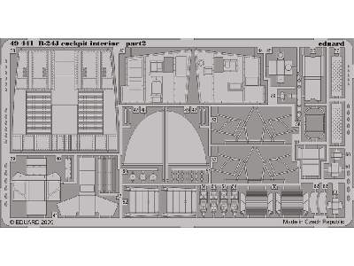 B-24J cockpit interior S. A. 1/48 - Monogram - image 3