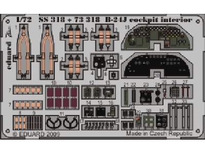 B-24J cockpit interior S. A. 1/72 - Hasegawa - image 1