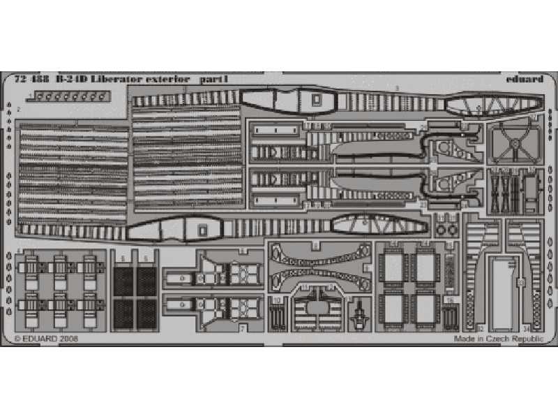 B-24D exterior 1/72 - Hasegawa - image 1