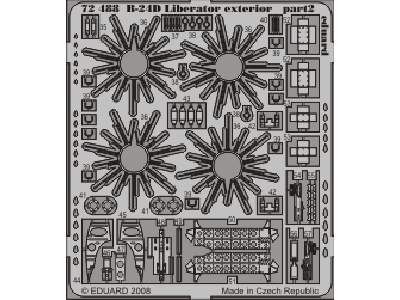 B-24D exterior 1/72 - Hasegawa - image 3