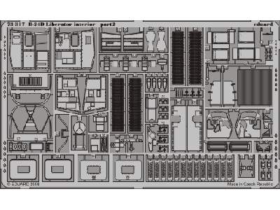 B-24D front interior S. A. 1/72 - Hasegawa - image 4