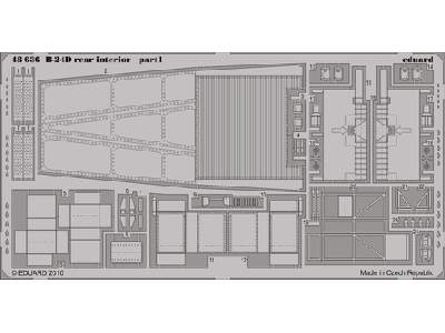 B-24D rear interior 1/48 - Monogram - image 1