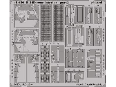 B-24D rear interior 1/48 - Monogram - image 3