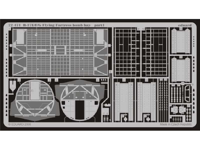 B-17E/ F/G bomb bay 1/72 - Academy Minicraft - image 1