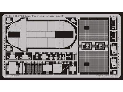 B-17E/ F rear interior S. A. 1/72 - Academy Minicraft - image 3