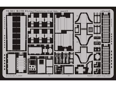 B-17E/ F rear interior S. A. 1/72 - Academy Minicraft - image 4