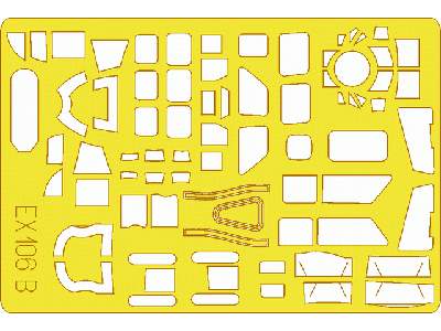  B-17G 1/48 - Monogram - masks - image 2