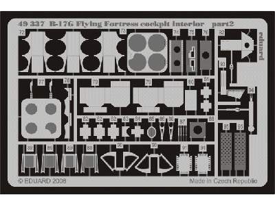 B-17G cockpit interior 1/48 - Monogram - image 4