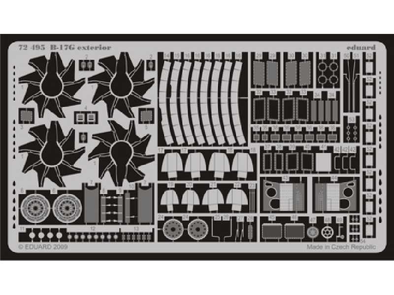 B-17G exterior 1/72 - Academy Minicraft - image 1