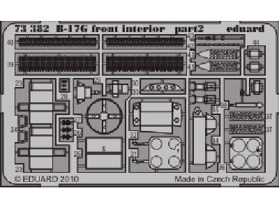 B-17G front interior 1/72 - Revell - image 3