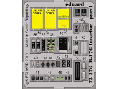 B-17G interior S. A. 1/72 - Revell - image 1