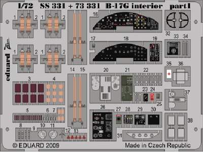 B-17G interior S. A. 1/72 - Academy Minicraft - image 1