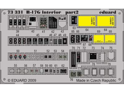 B-17G interior S. A. 1/72 - Academy Minicraft - image 3