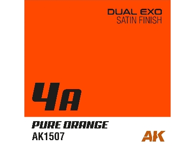 Ak1507 Pure Orange Satin (Dual Exo 4a) - image 1