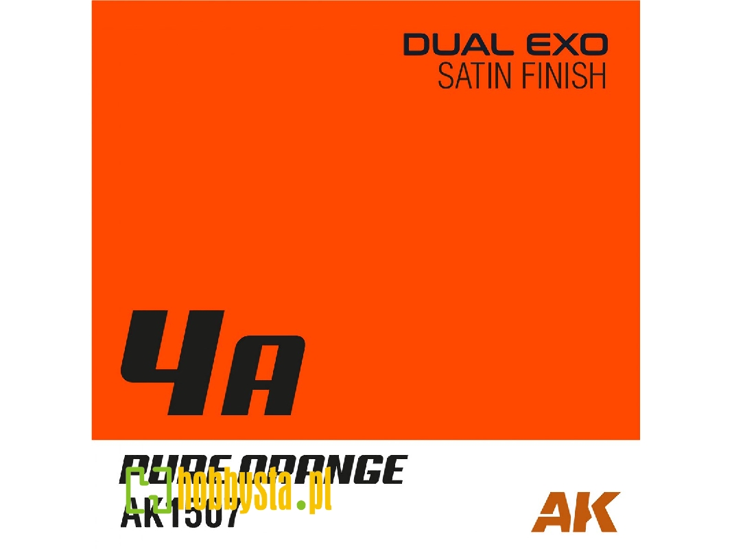 Ak1507 Pure Orange Satin (Dual Exo 4a) - image 1 Ak1507 Pure Orange Satin (Dual Exo 4a) - image 1