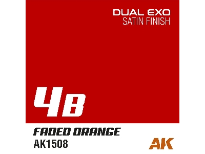 Ak1508 Faded Orange Satin (Dual Exo 4b) - image 1