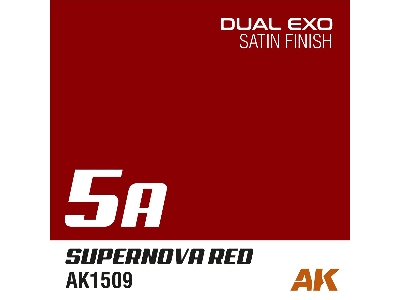 Ak1509 Supernova Red Satin (Dual Exo 5a) - image 1