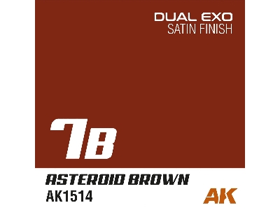 Ak1514  Asteroid Brown Satin (Dual Exo 7b) - image 1
