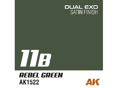Ak1522 Rebel Green Satin (Dual Exo 11b) - image 1