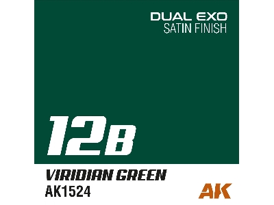 Ak1524 Viridian Green Satin (Dual Exo 12b) - image 1