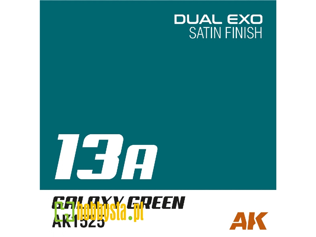 Ak1525 Galaxy Green Satin (Dual Exo 13a) - image 1 Ak1525 Galaxy Green Satin (Dual Exo 13a) - image 1