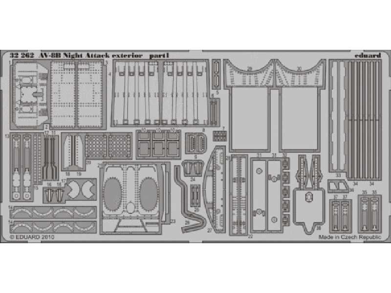 AV-8B Night Attack exterior 1/32 - Trumpeter - image 1