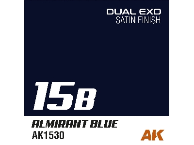 Ak1530 Almirant Blue Satin (Dual Exo 15b) - image 1