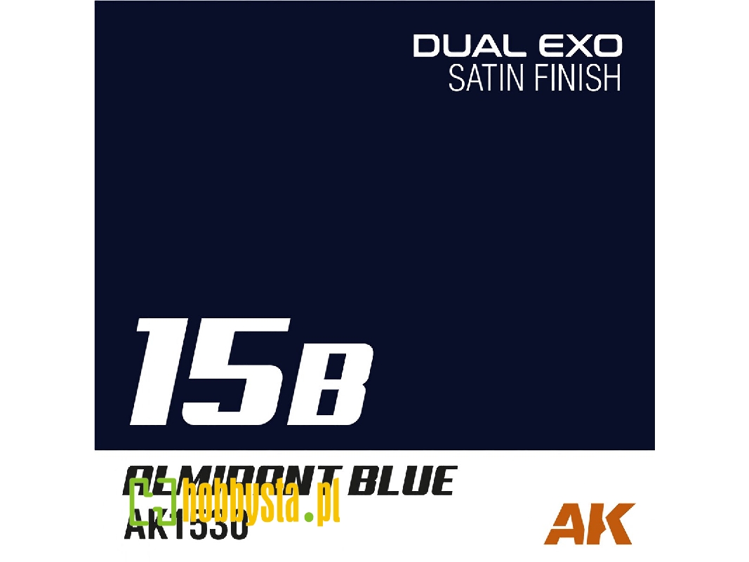 Ak1530 Almirant Blue Satin (Dual Exo 15b) - image 1 Ak1530 Almirant Blue Satin (Dual Exo 15b) - image 1