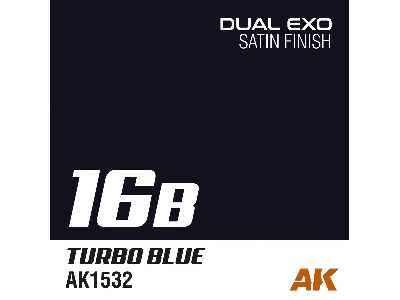 Ak1532 Turbo Blue Satin (Dual Exo 16b) - image 1