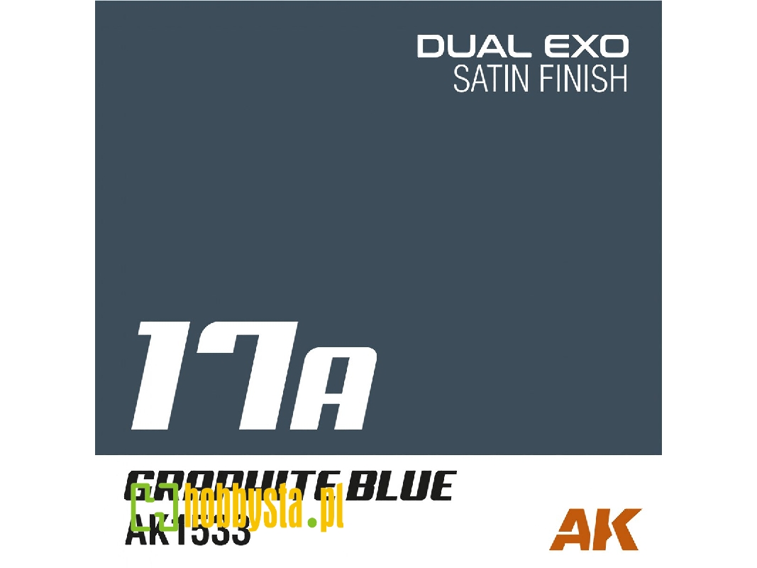 Ak1533 Graphite Blue Satin (Dual Exo 17a) - image 1 Ak1533 Graphite Blue Satin (Dual Exo 17a) - image 1