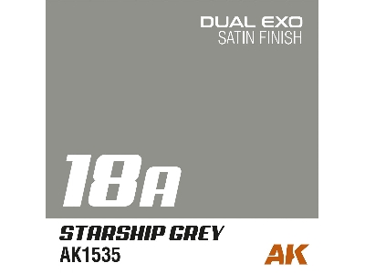 Ak1535 Starship Grey Satin (Dual Exo 18a) - image 1