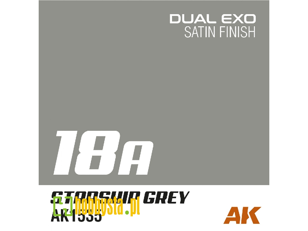Ak1535 Starship Grey Satin (Dual Exo 18a) - image 1 Ak1535 Starship Grey Satin (Dual Exo 18a) - image 1