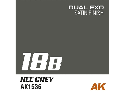 Ak1536 Ncc Grey Satin (Dual Exo 18b) - image 1