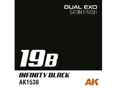 Ak1538 Infinity Black Satin (Dual Exo 19b) - image 1