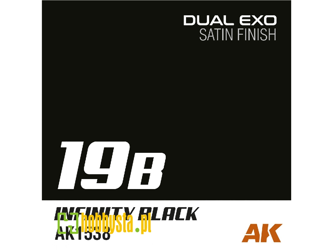 Ak1538 Infinity Black Satin (Dual Exo 19b) - image 1 Ak1538 Infinity Black Satin (Dual Exo 19b) - image 1