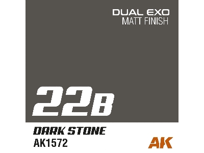 Ak1572 Dark Stone Matt (Dual Exo 22b) - image 2